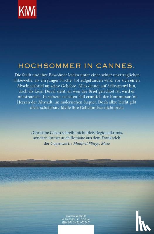 Cazon, Christine - Das tiefe blaue Meer der Côte d'Azur