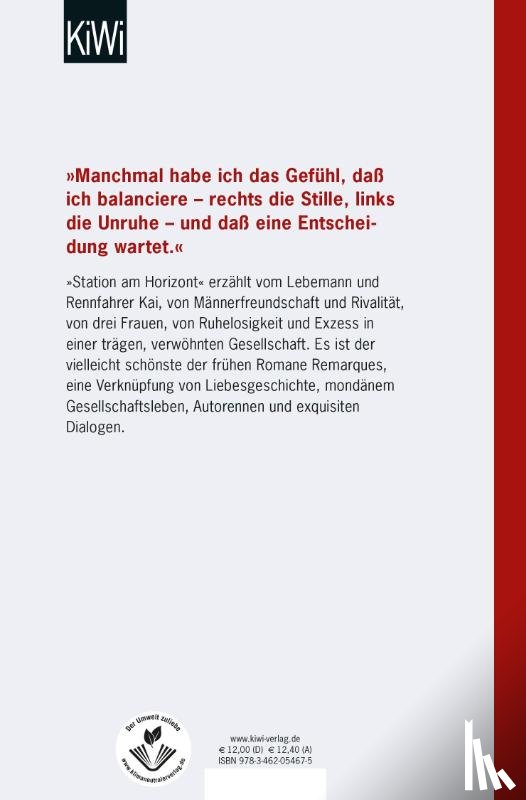Remarque, E. M. - Station am Horizont