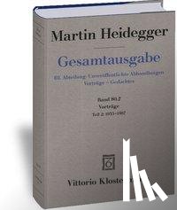 Heidegger, Martin - Vorträge