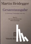 Heidegger, Martin - Gesamtausgabe Abt. 2 Vorlesungen Bd. 24. Die Grundprobleme der Phänomenologie