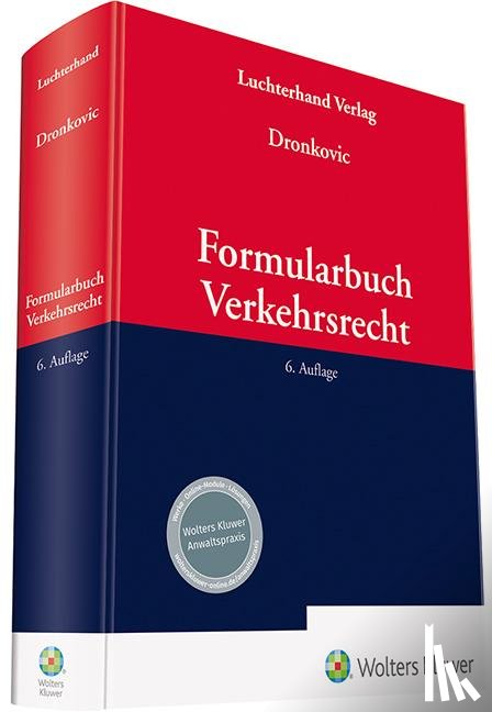  - Formularbuch Verkehrsrecht