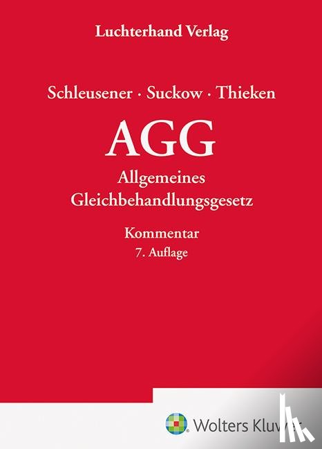 Schleusener, Aino, Suckow, Jens, Thieken, Jan - AGG - Kommentar