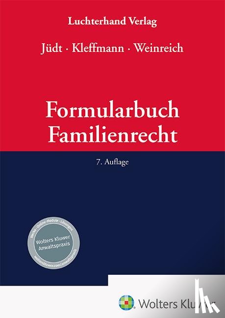  - Formularbuch Familienrecht