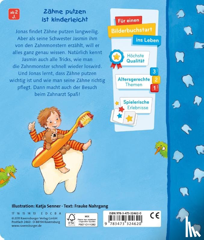 Nahrgang, Frauke - Mein erstes Zahnputzbuch