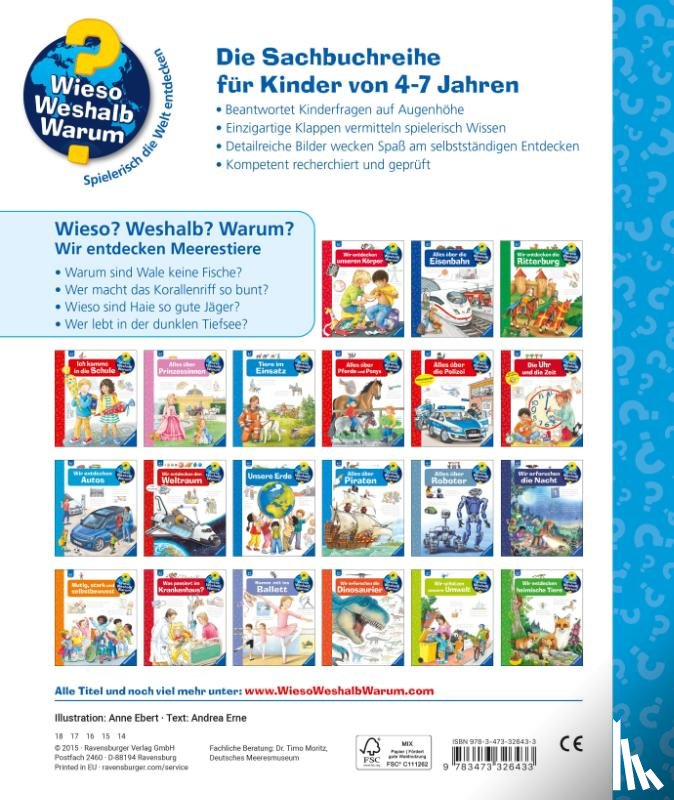Erne, Andrea - Wieso? Weshalb? Warum?, Band 27: Wir entdecken Meerestiere