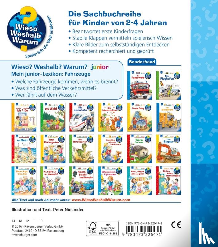 Nieländer, Peter - Wieso? Weshalb? Warum? Mein junior-Lexikon: Fahrzeuge