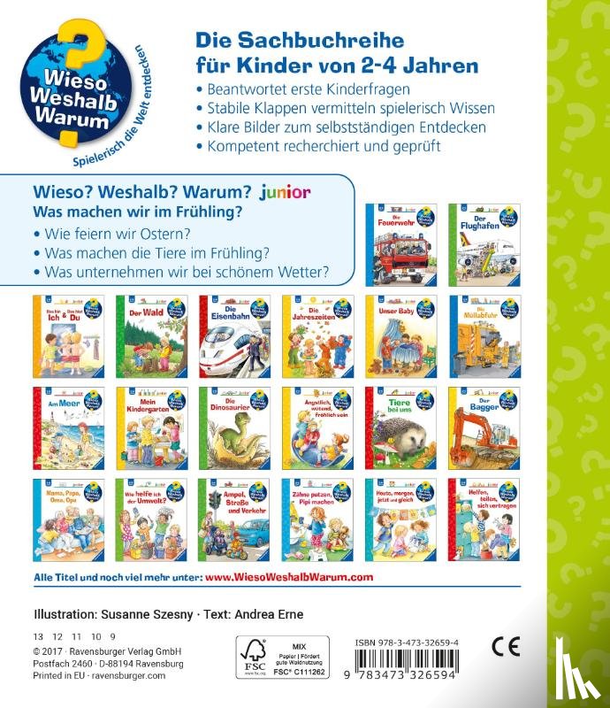 Erne, Andrea - Wieso? Weshalb? Warum? junior, Band 59: Was machen wir im Frühling?