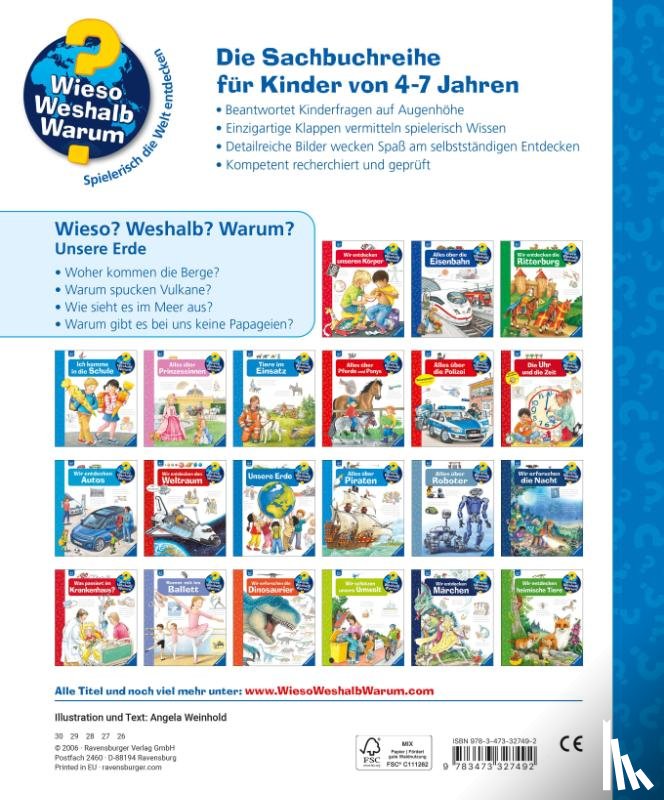 Weinhold, Angela - Wieso? Weshalb? Warum?, Band 36: Unsere Erde