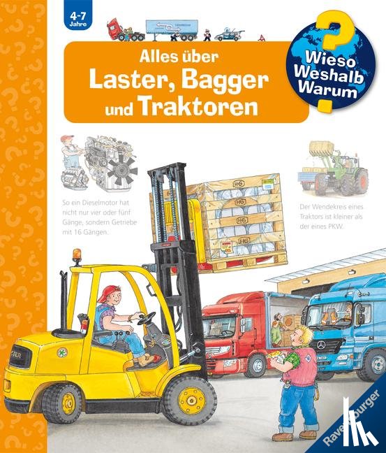 Erne, Andrea - Wieso? Weshalb? Warum?, Band 38: Alles über Laster, Bagger und Traktoren