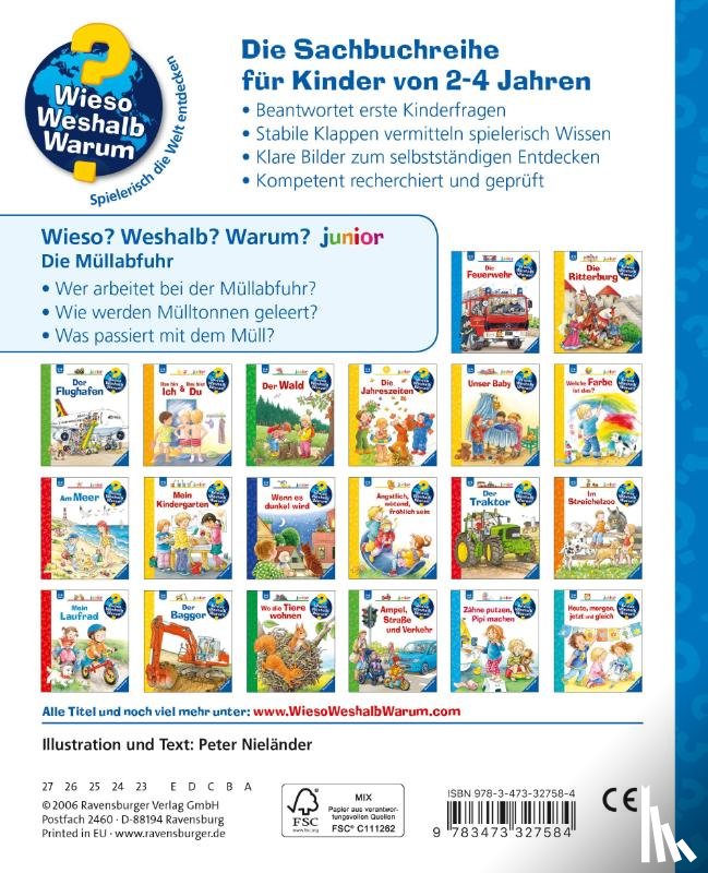 Nieländer, Peter - Wieso? Weshalb? Warum? junior, Band 16: Die Müllabfuhr