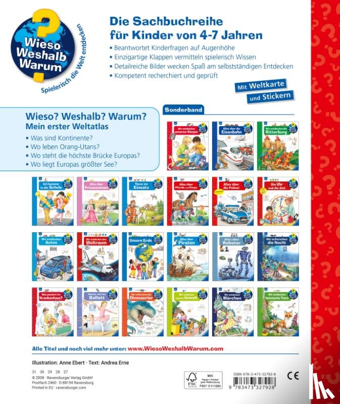 Erne, Andrea - Wieso? Weshalb? Warum? Mein erster Weltatlas