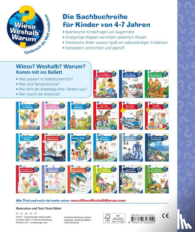 Rübel, Doris - Wieso? Weshalb? Warum?, Band 54: Komm mit ins Ballett