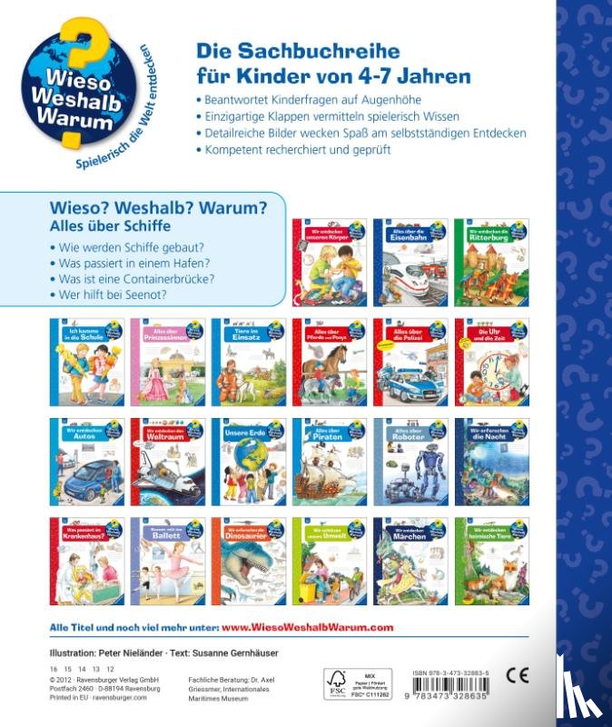 Gernhäuser, Susanne - Wieso? Weshalb? Warum?, Band 56: Alles über Schiffe