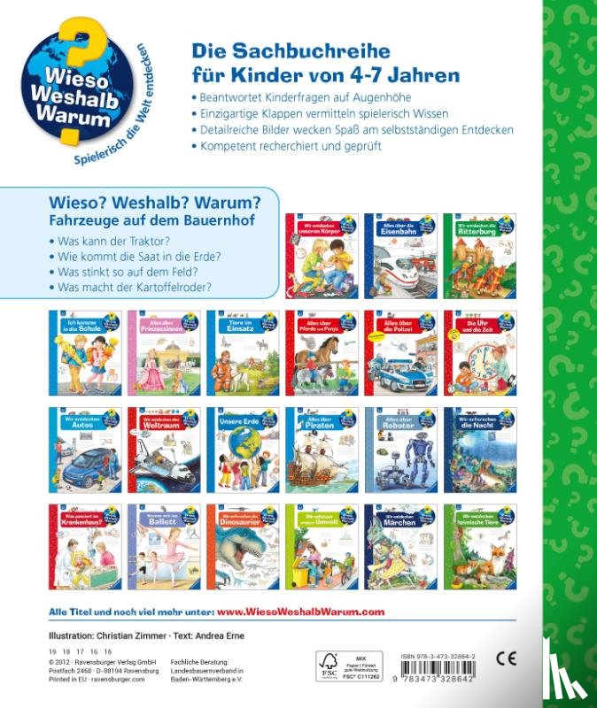 Erne, Andrea - Wieso? Weshalb? Warum?, Band 57: Fahrzeuge auf dem Bauernhof