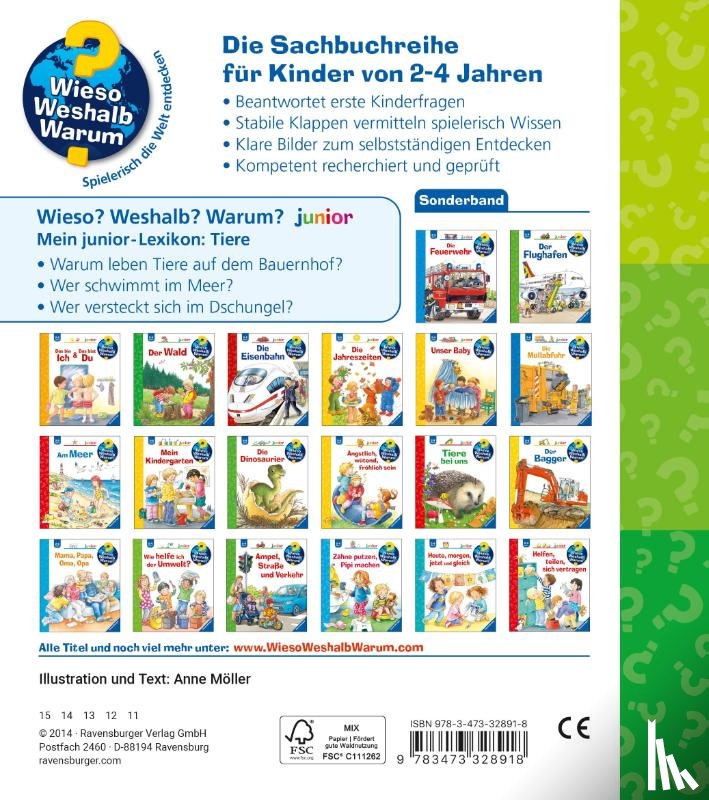  - Wieso? Weshalb? Warum? Mein junior-Lexikon: Tiere