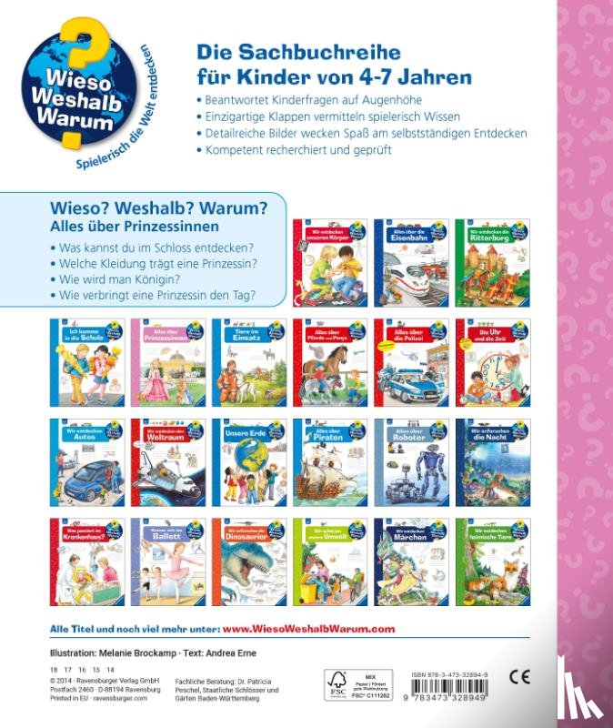 Erne, Andrea - Wieso? Weshalb? Warum?, Band 15: Alles über Prinzessinnen