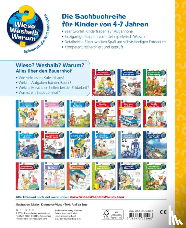 Erne, Andrea - Wieso? Weshalb? Warum?, Band 3: Alles über den Bauernhof