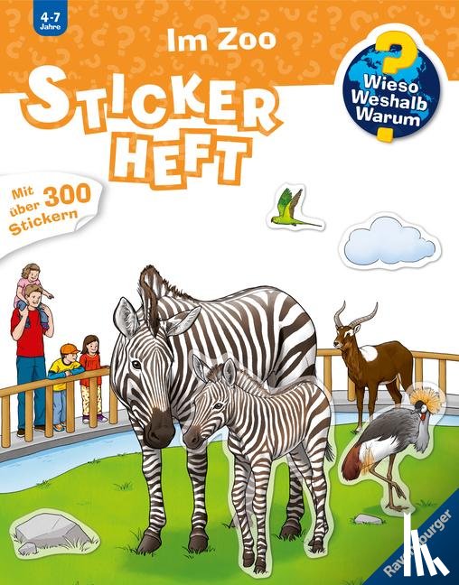  - Wieso? Weshalb? Warum? Stickerheft: Im Zoo