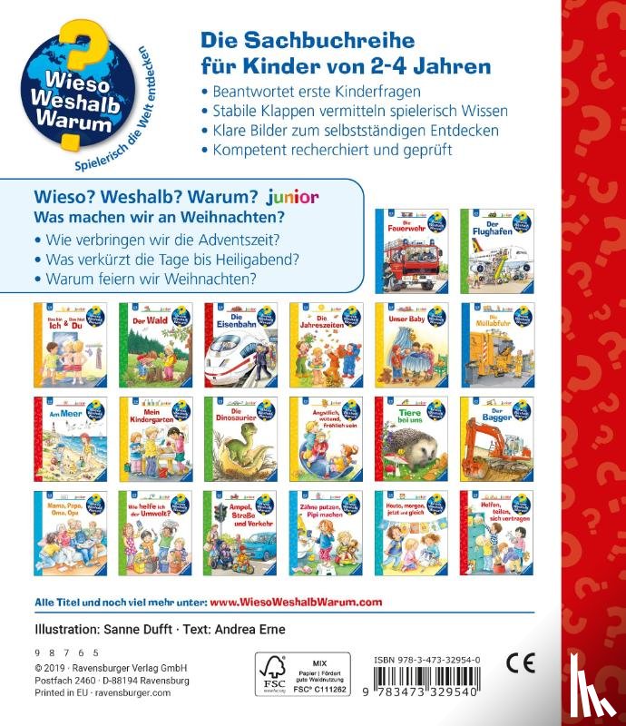 Erne, Andrea - Wieso? Weshalb? Warum? junior, Band 44: Was machen wir an Weihnachten?