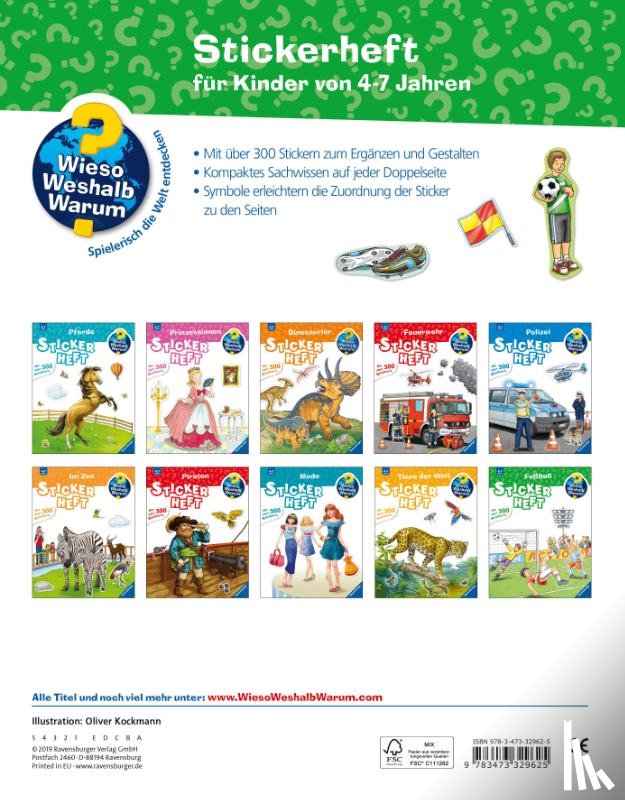  - Wieso? Weshalb? Warum? Stickerheft: Fußball