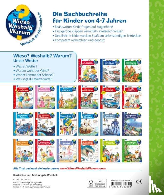 Weinhold, Angela - Wieso? Weshalb? Warum?, Band 10: Unser Wetter