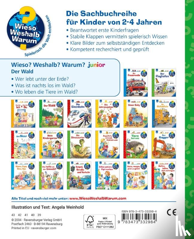 Weinhold, Angela - Wieso? Weshalb? Warum? junior, Band 6: Der Wald