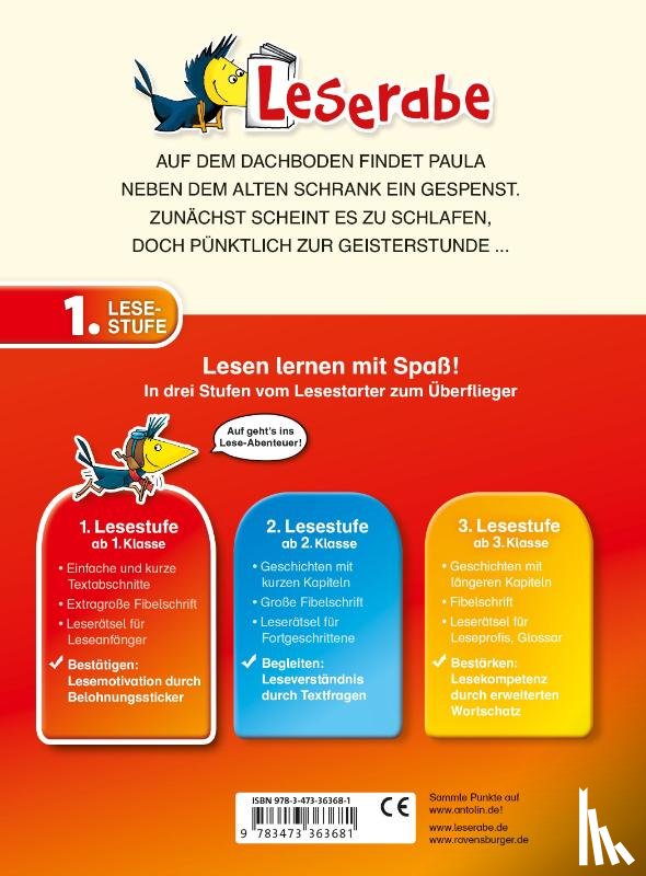 Königsberg, Katja - DAS GESPENST AUF DEM DACHBODEN - Leserabe 1. Klasse - Erstlesebuch für Kinder ab 6 Jahren
