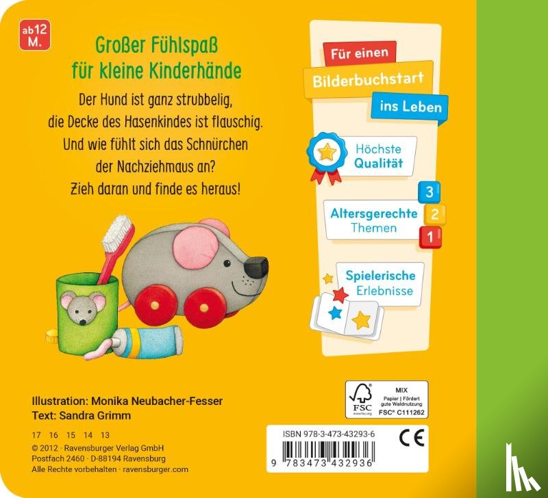 Grimm, Sandra - Mein erstes Fühlbuch
