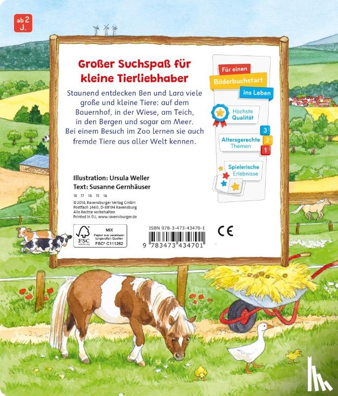 Gernhäuser, Susanne - Sachen suchen: Bei den Tieren