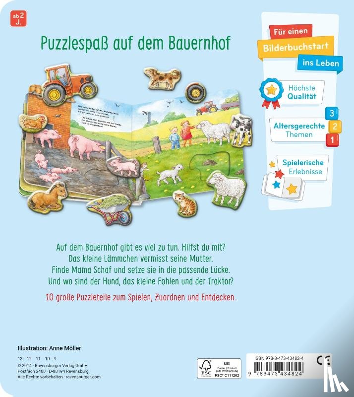  - Mein großes Puzzle-Spielbuch Bauernhof
