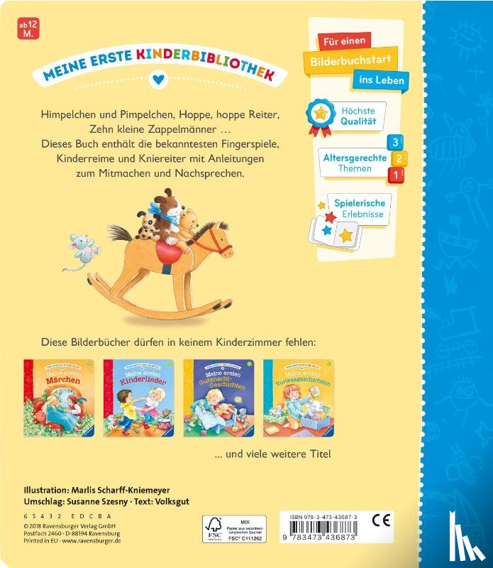 Volksgut - Meine ersten Fingerspiele und Kinderreime