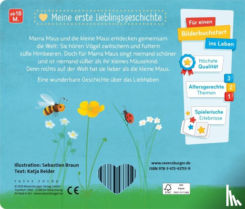 Reider, Katja - Ich hab dich lieb, kleine Maus