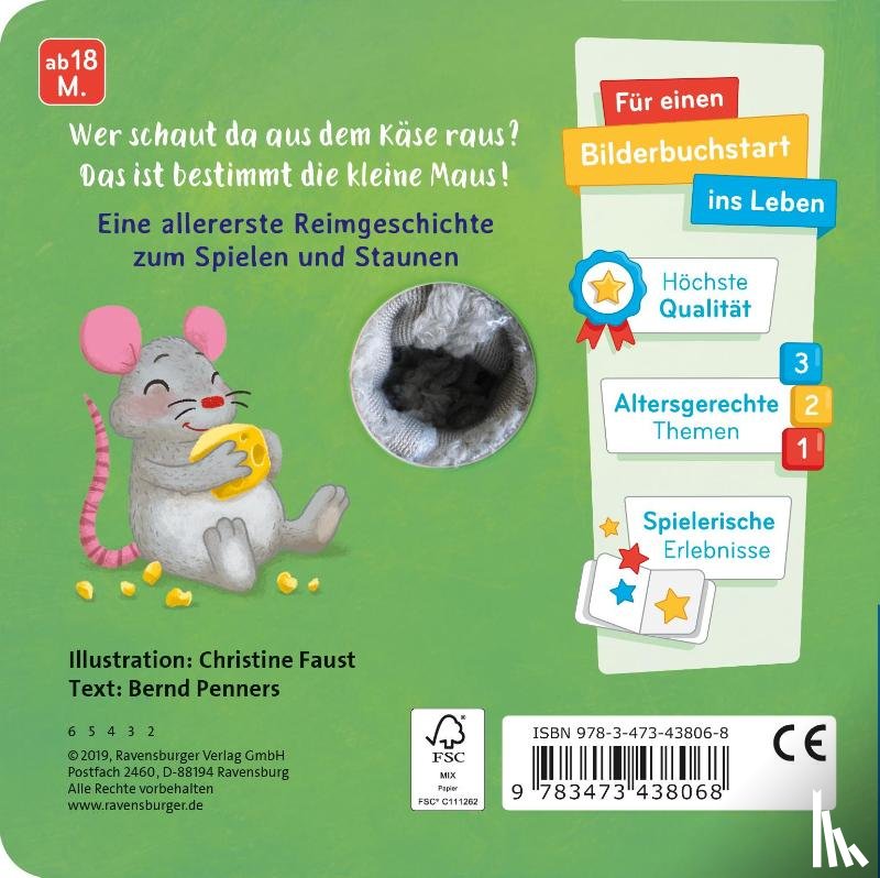 Penners, Bernd - Mein liebstes Fingerpuppenbuch: Hallo, kleine Maus!