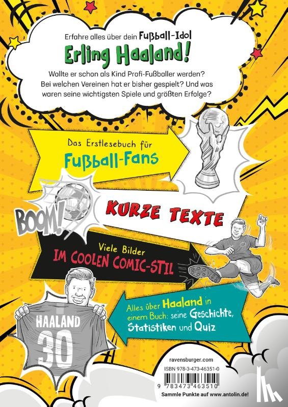 Mugford, Simon - Fußball-Stars - Alles über Haaland. Vom Fußball-Talent zum Megastar