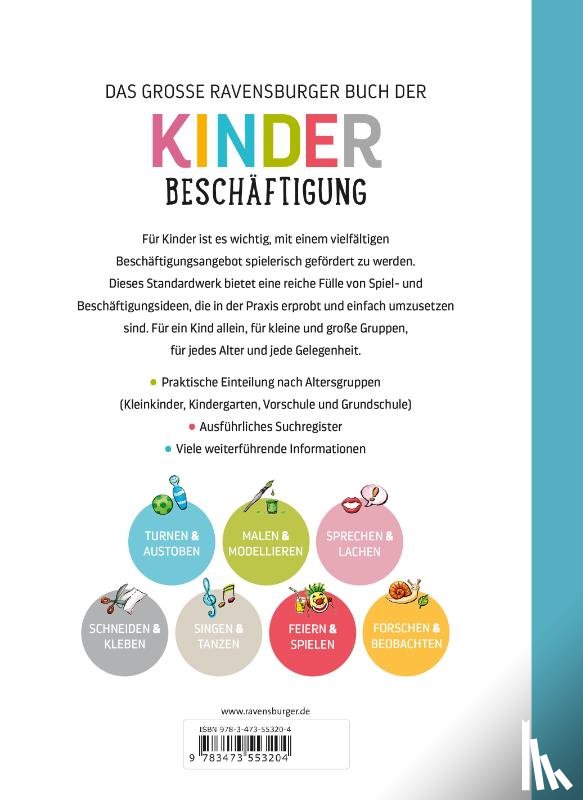 Braemer, Helga, Falk, Renate, Geer, Kraft, Harries, Edith - Das große Ravensburger Buch der Kinderbeschäftigung