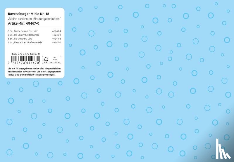  - Verkaufs-Kassette "Ravensburger Minis 18 - Meine schönsten Minutengeschichten"