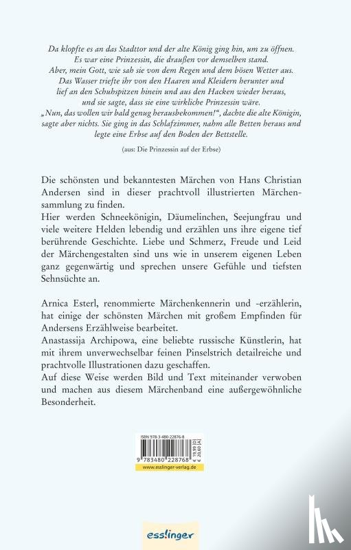 Andersen, Hans Christian, Esterl, Arnica - Die schönsten Märchen von Hans Christian Andersen
