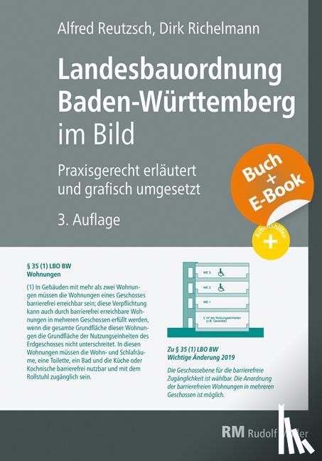 Reutzsch, Alfred, Richelmann, Dirk - Landesbauordnung Baden-Württemberg im Bild - mit E-Book (PDF)