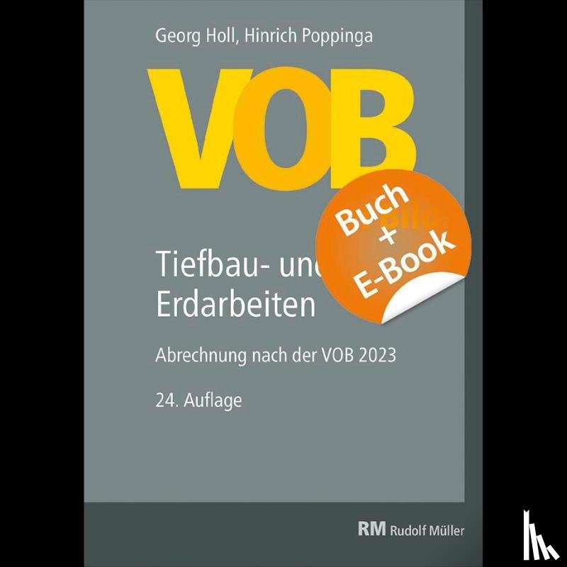 Holl, Georg, Poppinga, Hinrich - VOB im Bild - Tiefbau- und Erdarbeiten - mit E-Book