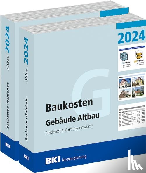  - BKI Baukosten Gebäude + Positionen Altbau 2024
