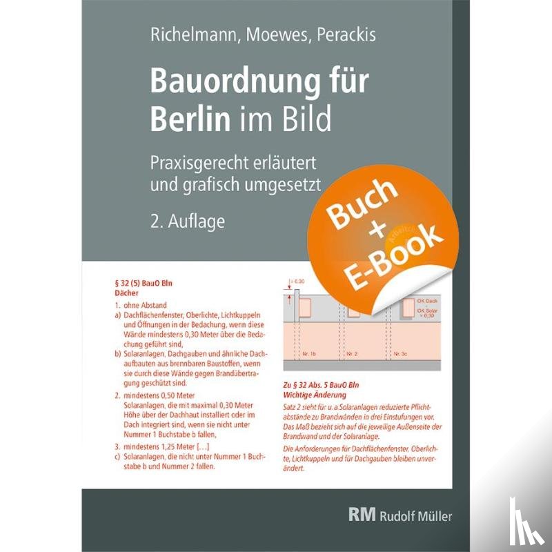 Richelmann, Dirk, Perackis, Sarah, Moewes, Udo - Bauordnung für Berlin im Bild mit E-Book (PDF)