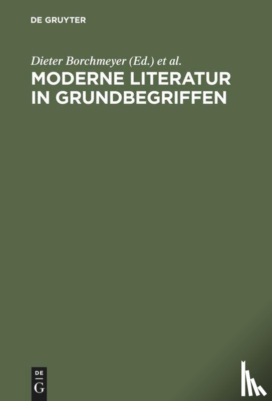  - Moderne Literatur in Grundbegriffen
