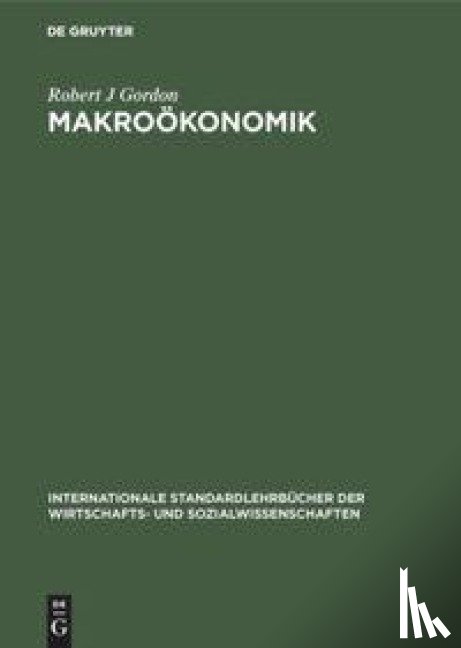 Gordon, Robert J - Makrooekonomik