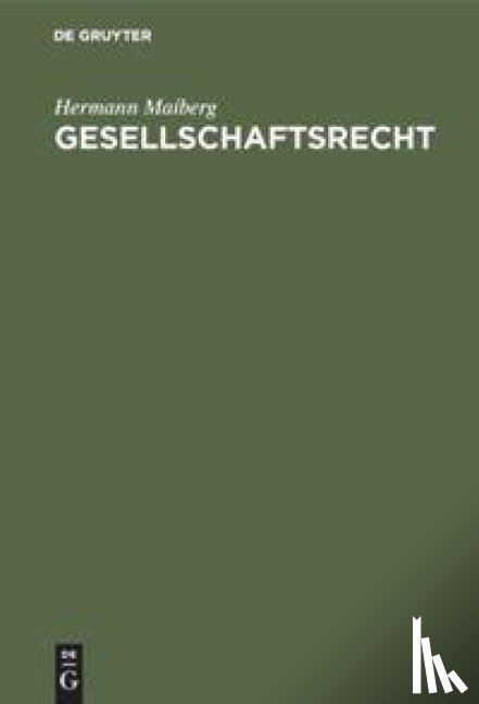 Maiberg, Hermann - Gesellschaftsrecht