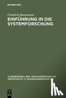 Hanssmann, Friedrich - Einfuhrung in die Systemforschung
