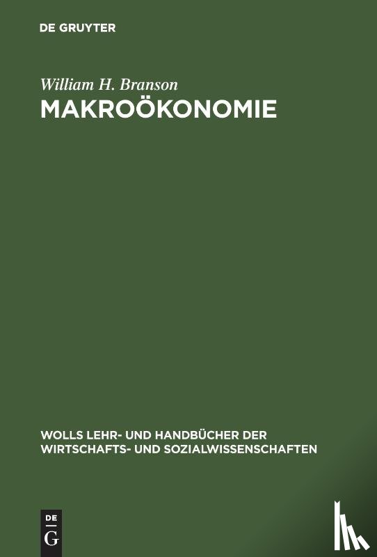 Branson, William H (Princeton University) - Makrooekonomie