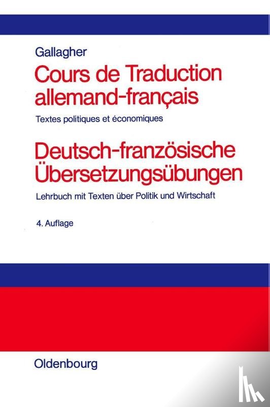 Gallagher, John D - Cours de Traduction Allemand-Francais. Deutsch-Franzoesische UEbersetzungsubungen