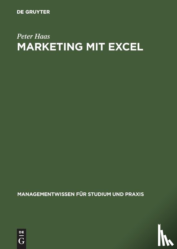 Haas, Peter (University of Massachusetts - Marketing Mit Excel