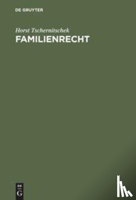 Tschernitschek, Horst - Familienrecht