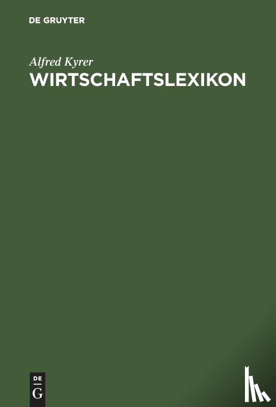 Kyrer, Alfred - Wirtschaftslexikon